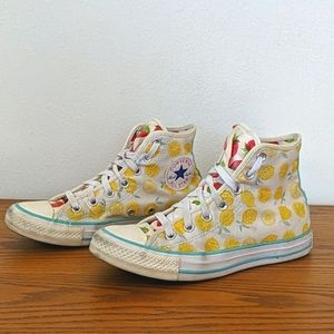 Converse High Top Strawberry Lemonade Sneakers